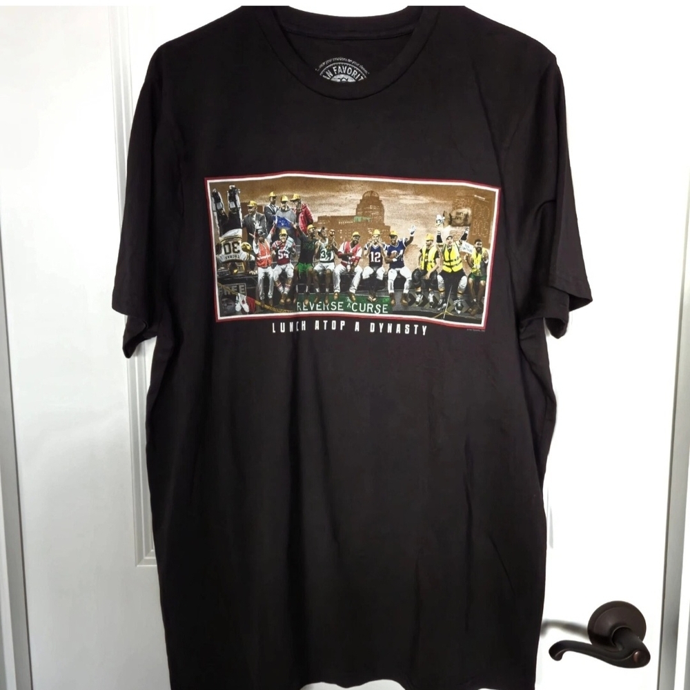 NWT Boston Reverse The Curse Men's Size Large Boston Sports Lunch Atop A Dynasty